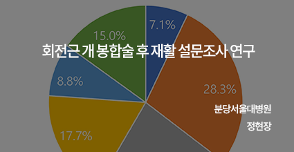 회전근 개 봉하뵤술 후 재활 설문조사 연구